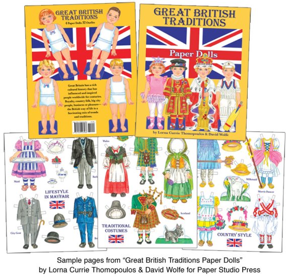 Modal Additional Images for Great British Traditions Paper Dolls