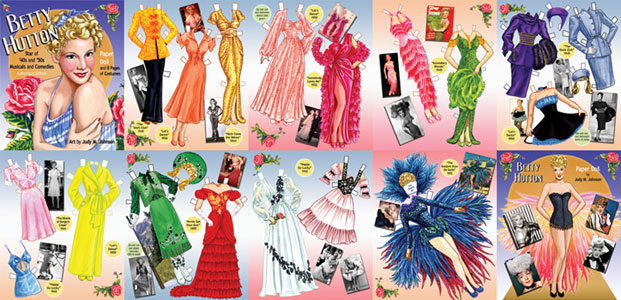 Modal Additional Images for Betty Hutton Paper Doll