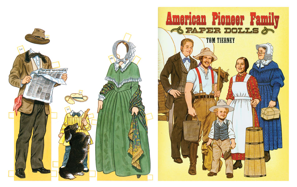 American Pioneer Family Paper Dolls - Click Image to Close