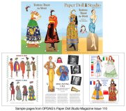 (image for) OPDAG - Paper Doll Studio Issue 110 - Fashions Round the World