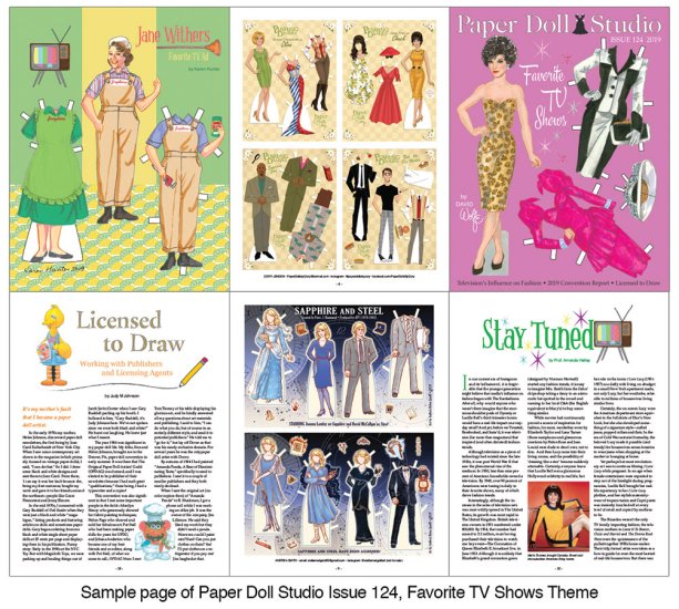 OPDAG - Paper Doll Studio Issue 124 - Favorite TV Shows - Click Image to Close