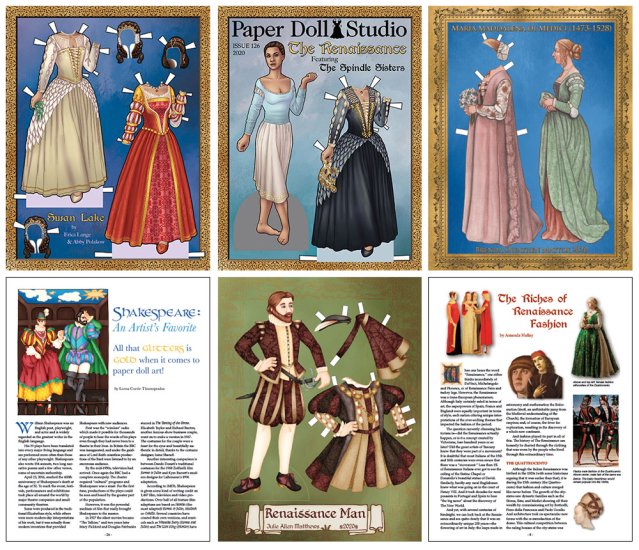 (image for) OPDAG - Paper Doll Studio Issue 126 - The Renaissance - Click Image to Close