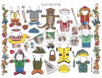 (image for) Ollie the Otter Paper Doll and Play Scenes by Alina Kolluri