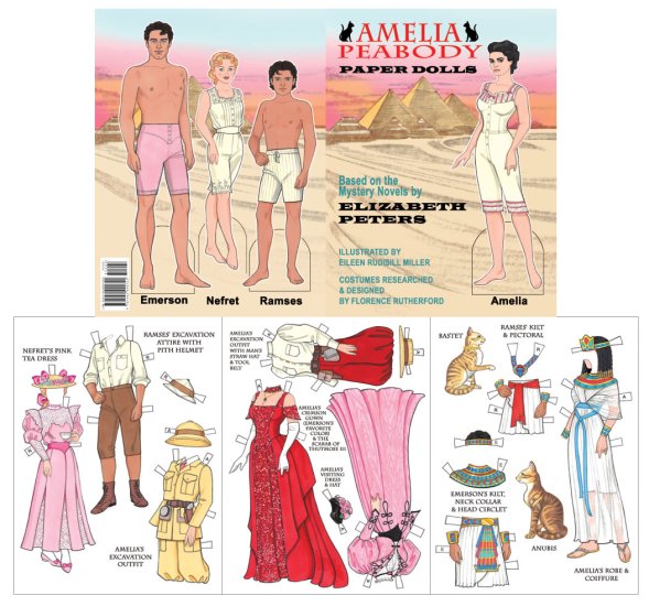Amelia Peabody Paper Dolls by Eileen Rudisill Miller - Click Image to Close