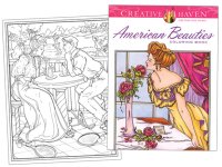 (image for) American Beauties Coloring Book