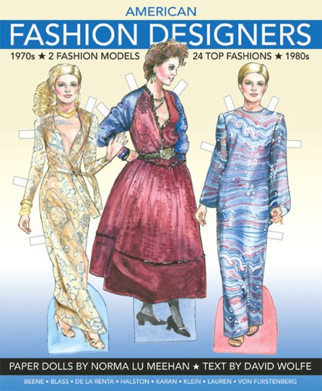 (image for) American Fashion Designers Paper Dolls by Norma Lu Meehan