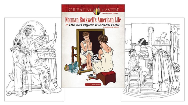 Modal Additional Images for Norman Rockwell’s American Life Coloring Book