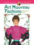 (image for) Art Nouveau Fashions Coloring Book