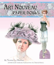 (image for) Art Nouveau Paper Dolls by Norma Lu Meehan