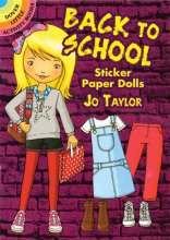 (image for) Back to School Sticker Paper Dolls