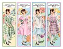 Elsie Models 1917 Frocks Bookmarks (image for) Elsie Models 1917 Frocks Bookmarks
