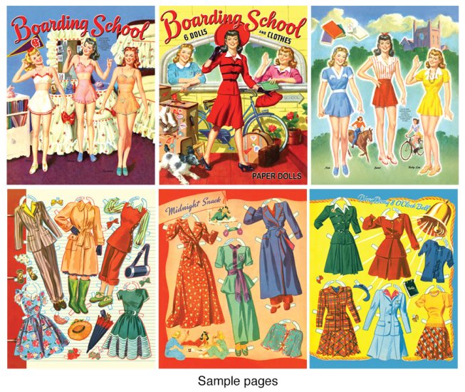 (image for) Boarding School Paper Dolls - Click Image to Close