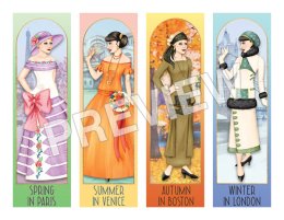 (image for) Seasons of the 1920s Bookmarks by Julie Allen Matthews