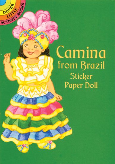 (image for) Camina from Brazil Sticker Paper Doll
