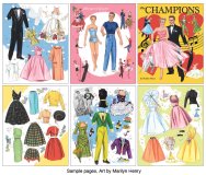 The Champions Paper Dolls by Marilyn Henry