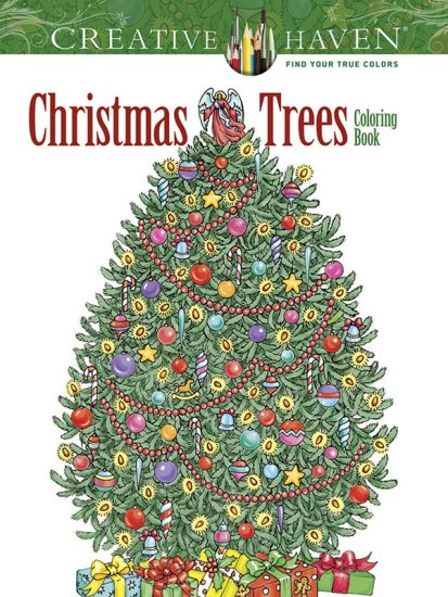 (image for) Christmas Trees Coloring Book