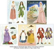 (image for) Cinderella Paper Dolls & 17th Century Costumes by Brenda Mattox