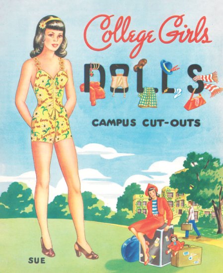 (image for) College Girls Paper Dolls - Fun '40s Reproduction