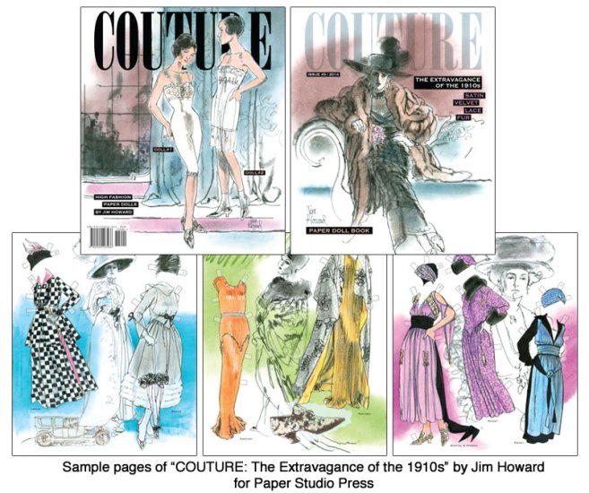 COUTURE: The Extravagance of the 1910s Paper Dolls - Click Image to Close