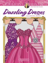(image for) Dazzling Dresses Coloring Book by Eileen Rudisill Miller