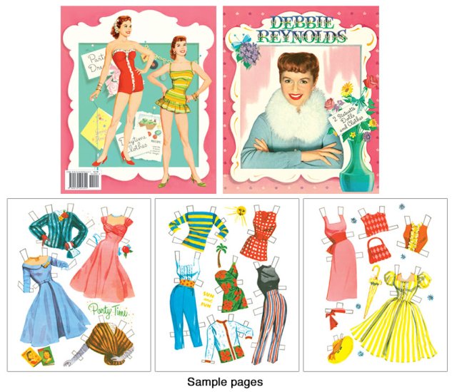 Debbie Reynolds Reproduction Paper Doll - Click Image to Close
