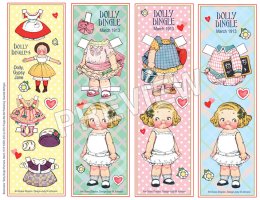 Dolly Dingle Bookmarks