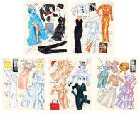 (image for) Doris Day Paper Dolls featuring 24 Fashions from Her Films