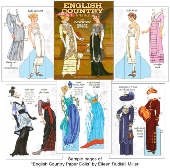English Country Paper Dolls by Eileen Rudisill Miller - just a few left!