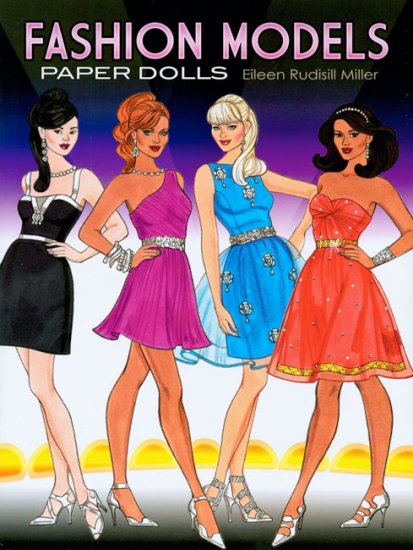 (image for) Fashion Models Paper Dolls by Eileen Rudisill Miller - just a few left!
