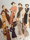(image for) 17 Fashion Figures from the 1940s - ONE ONLY