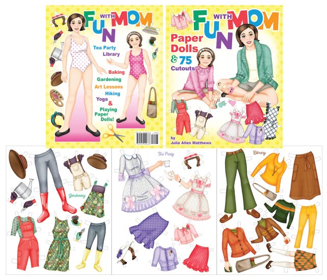 (image for) Fun with Mom Paper Dolls by Julie Allen Matthews - Click Image to Close