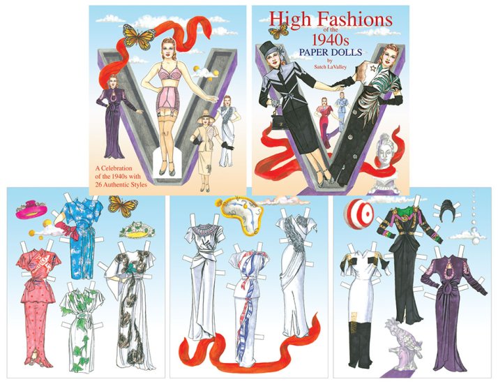 (image for) High Fashions of the 1940s by Satch LaValley - just a few left! - Click Image to Close
