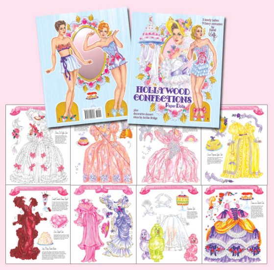 Hollywood Confections Paper Dolls by David Wolfe
