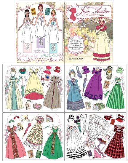 Jane Austen Fan Club Paper Dolls by Alina Kolluri