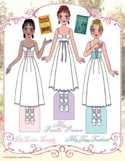 (image for) Jane Austen Fan Club Paper Dolls by Alina Kolluri - Click Image to Close