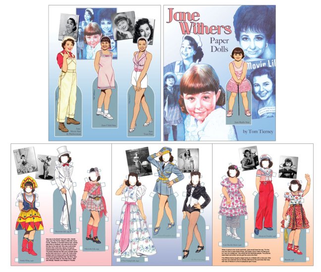 Jane Withers Paper Dolls by Tom Tierney - Click Image to Close