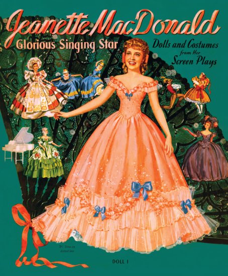 (image for) Jeanette MacDonald Paper Dolls - 1941 Reproduction