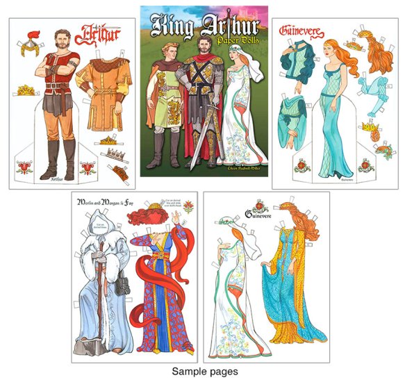 King Arthur Paper Dolls by Eileen Rudisill Miller