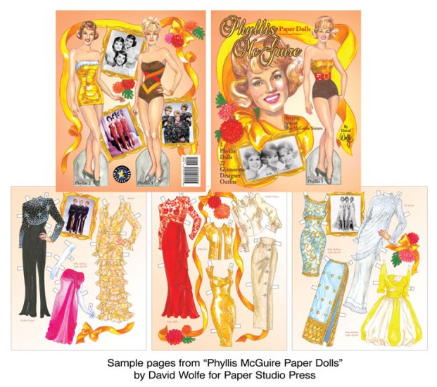(image for) Phyllis McGuire Paper Dolls by David Wolfe - Click Image to Close