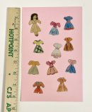Mini Handmade Paper Doll - vintage - ONE ONLY (image for) Mini Handmade Paper Doll - vintage - ONE ONLY