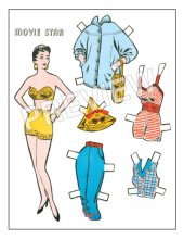 Movie Star Paper Doll