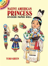 (image for) Native American Princess Sticker Paper Doll