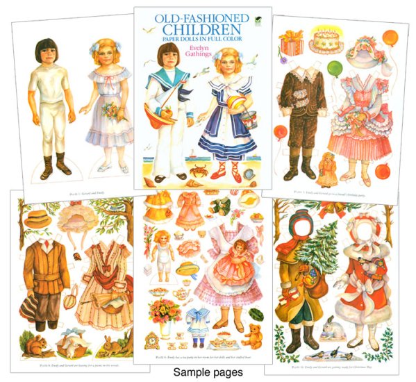 Modal Additional Images for Old Fashioned Children Paper Dolls