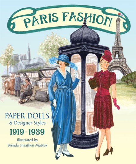 (image for) Paris Fashion Paper Dolls & Designer Styles 1919-1939