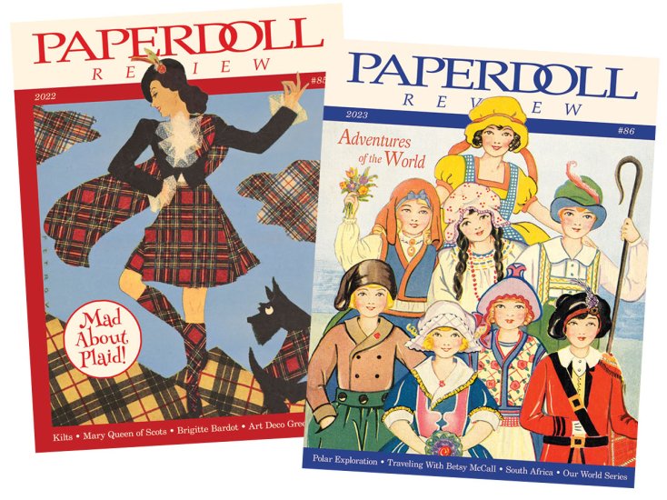 (image for) 4-issue subscription to Paperdoll Review magazine