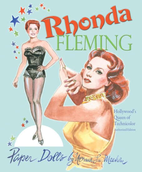 (image for) Rhonda Fleming Paper Dolls by Norma Lu Meehan - limited quantity!