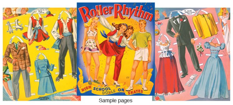 Roller Rhythm Paper Dolls