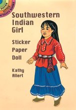 (image for) Southwestern Indian Sticker Paper Doll by Kathy Allert