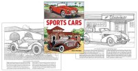 (image for) Sports Cars Coloring Book