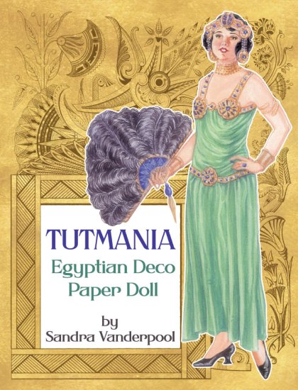(image for) Tutmania Egyptian Deco Paper Doll - by Sandra Vanderpool